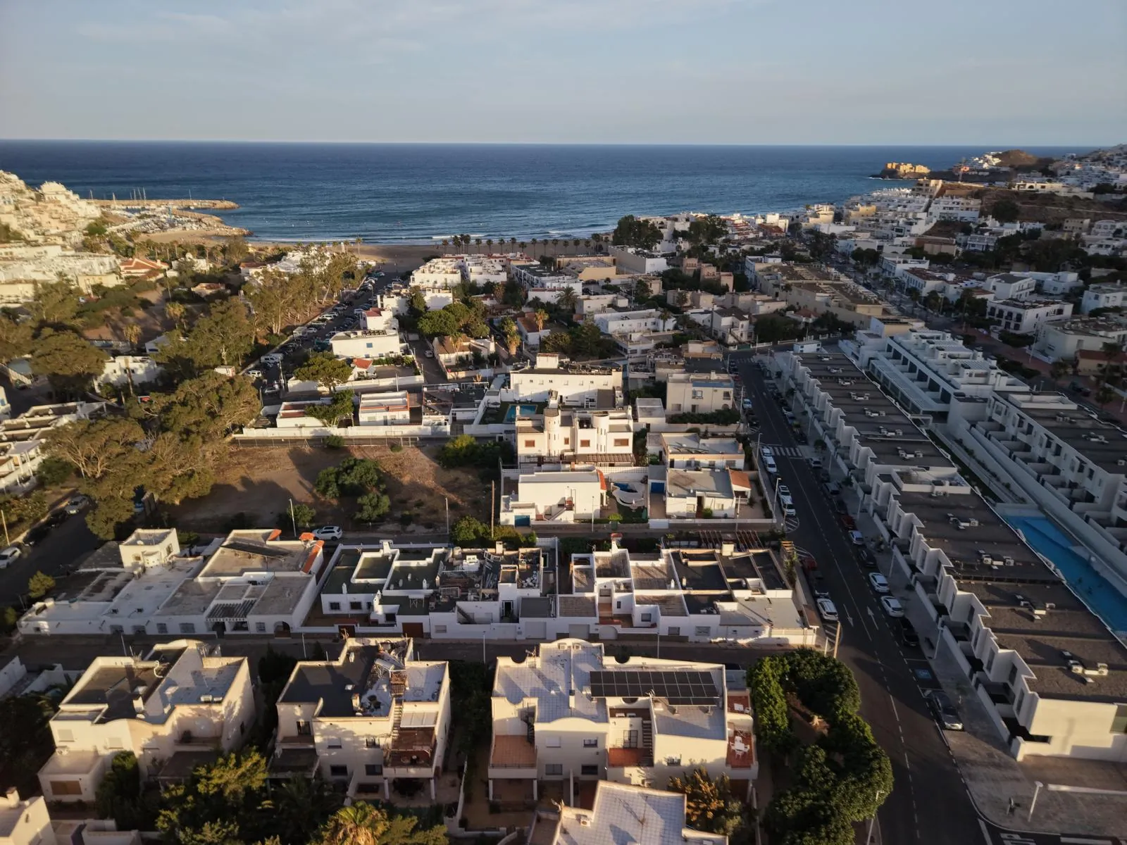 San José et la mer vus du ciel